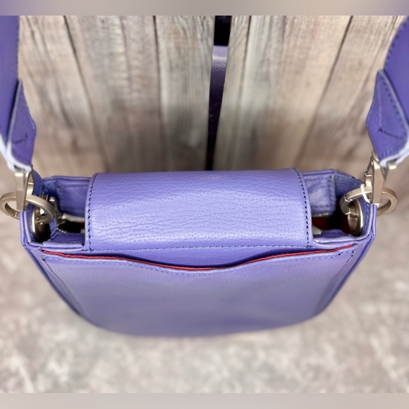 *New With Tags* Hammitt, Kayce Medium Pebble Leather Magnetic Saddle Crossbody - Picture 7 of 12